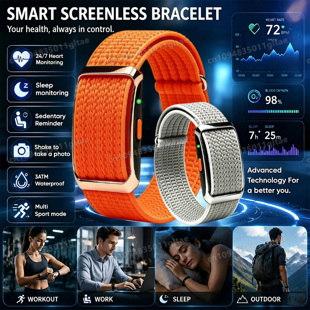 Outdoor Sport Smart Watch - Smart Band Fitness Tracker IP68 Waterproof
