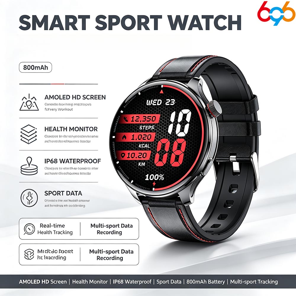 Outdoor Sport Day - BT Call & All-day Health Tracking