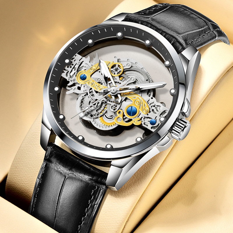 Men's Quartz Watch Hollow Tran - đánh giá và giá Outdoor Sport Smart Watch