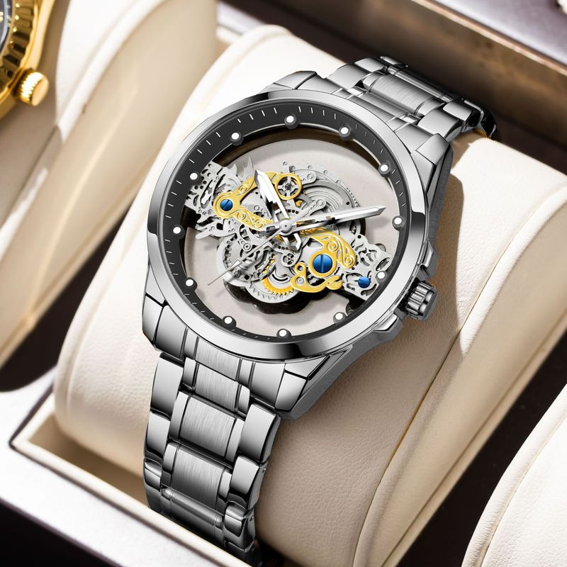 Men's Quartz Watch Hollow Tran - đánh giá và giá Outdoor Sport Smart Watch
