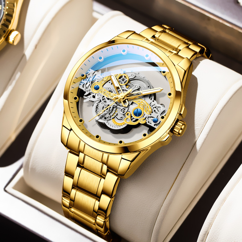 Men's Quartz Watch Hollow Tran - đánh giá và giá Outdoor Sport Smart Watch