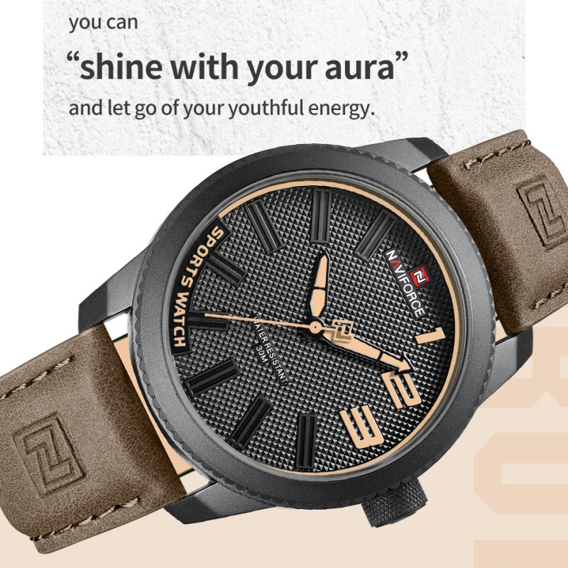 NAVIFORCE Simple Fashion Man Q - đánh giá và giá Outdoor Sport Watch