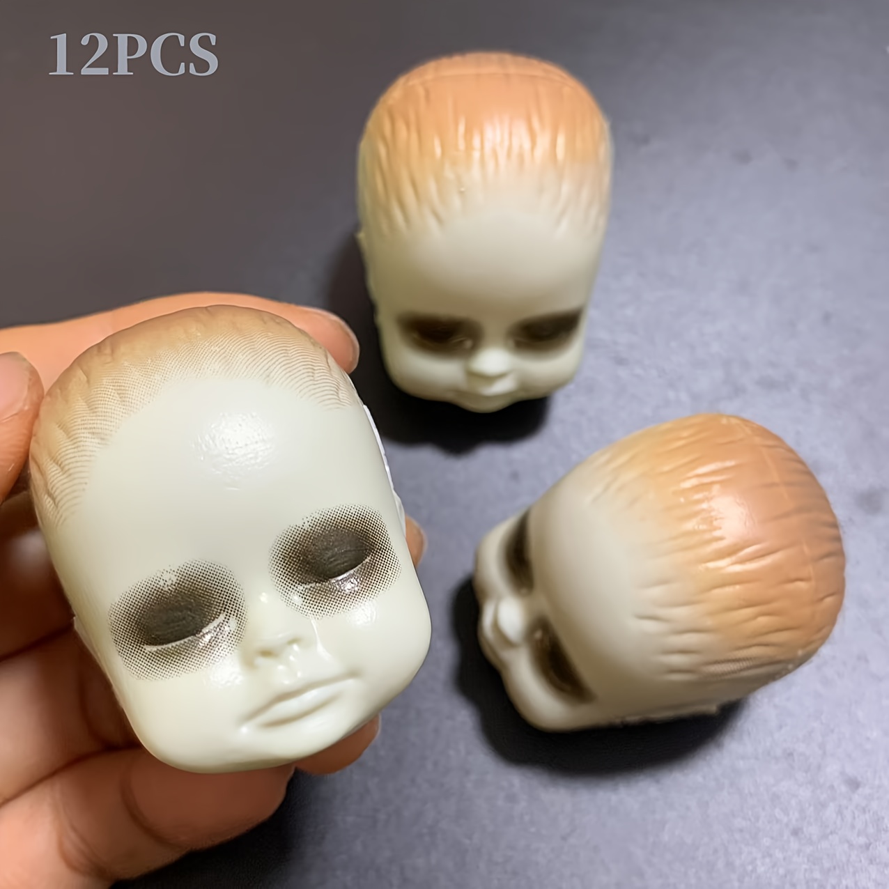 12Pcs Creepy Doll Head Ornamen - đánh giá và giá Head Racket Boom