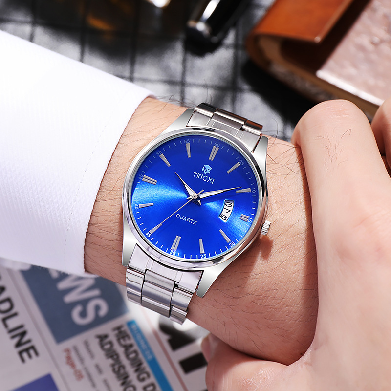 Men's Steel Band Calendar Quar - đánh giá và giá Outdoor Sport Smart Watch