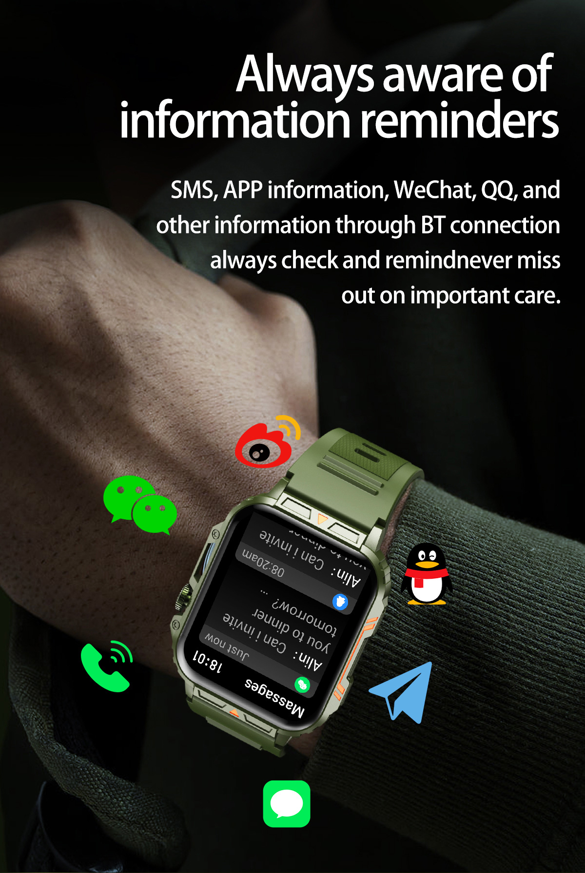 1.91 Outdoor Military Smart Wa - đánh giá và giá Outdoor Sport Smart Watch