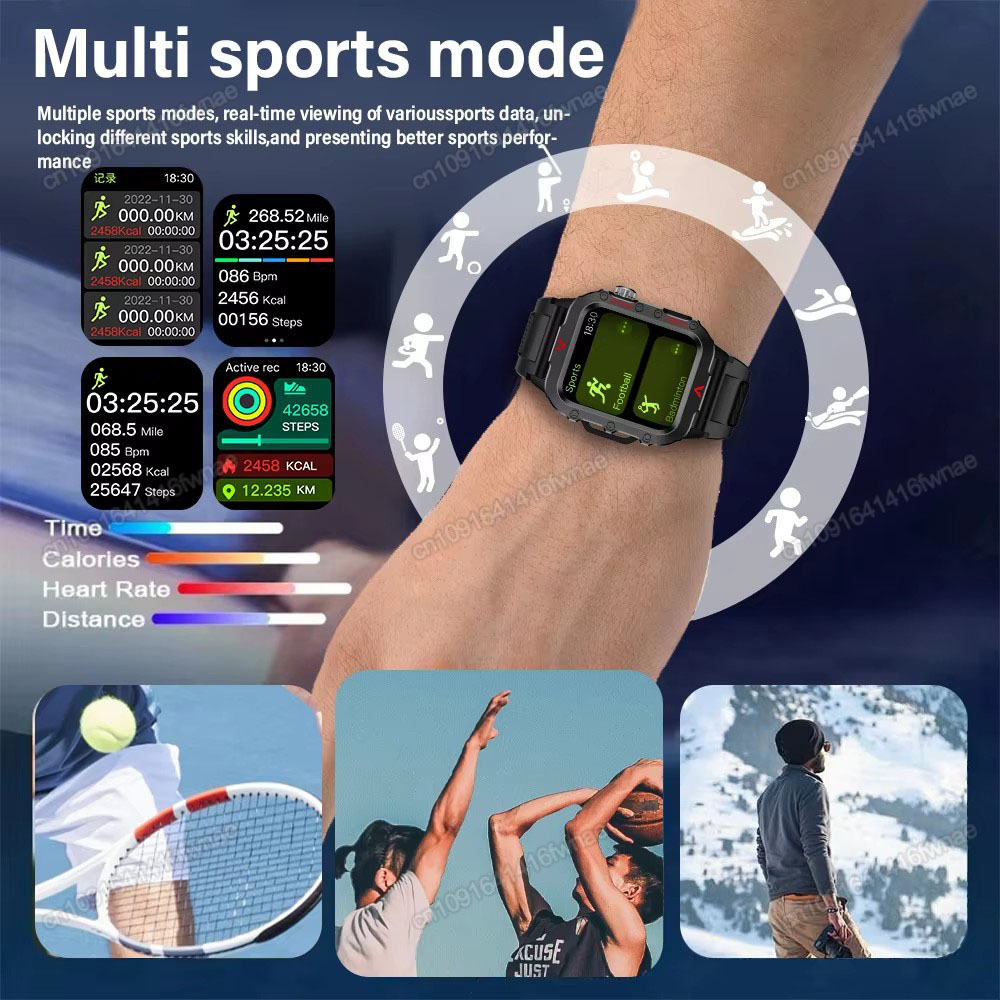 New Men's Smart Watch LED Flas - đánh giá và giá Outdoor Sport Day