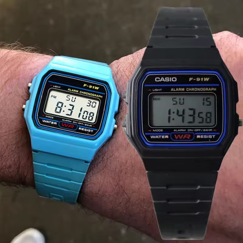 F-91W LED Electronic Watches f - đánh giá và giá Outdoor Sport Watch