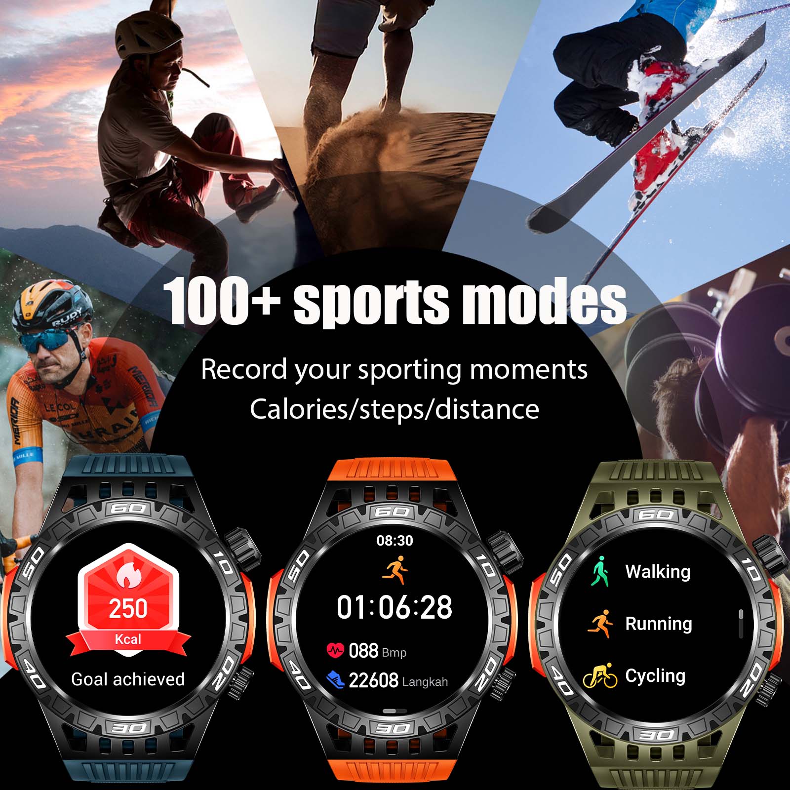 EIGIIS Smart Watch for Men wit - đánh giá và giá Outdoor Sport Smart Watch